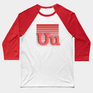 U - letter Baseball T-Shirt